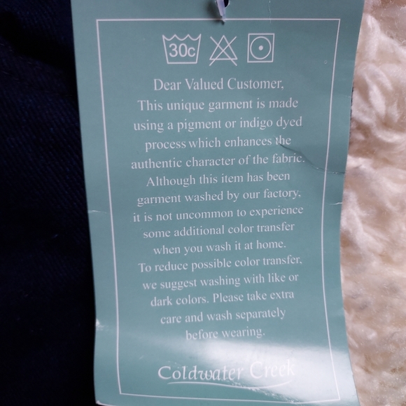 Coldwater Creek Knit Denim Cropped Jeans 24W NWT - Picture 6 of 9